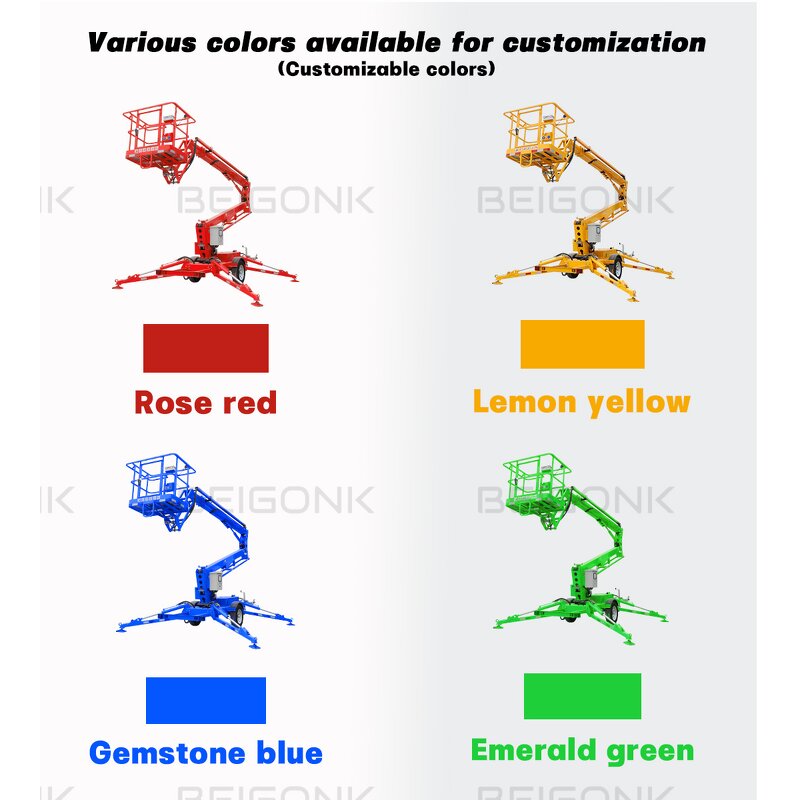 Cherry Picker Factory - OEM Trailer Mounted Boom Lift