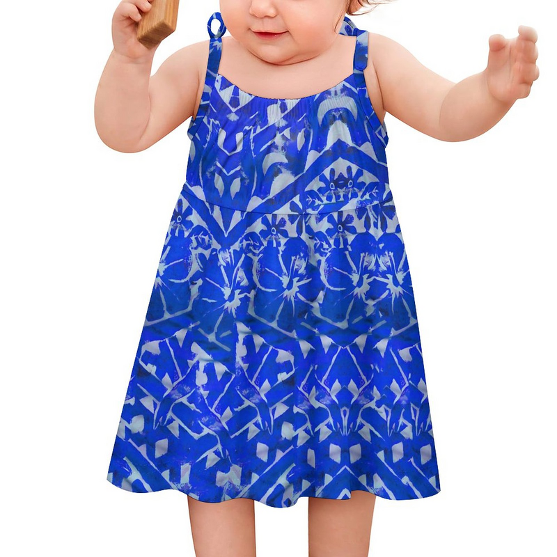 Girls' Dress Factory - OEM 1 MOQ Polynesian Tie-Dye