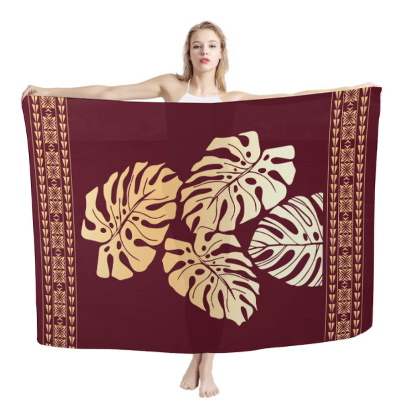 Sarong Scarf Factory - OEM Hot Selling Hawaiian Leaf