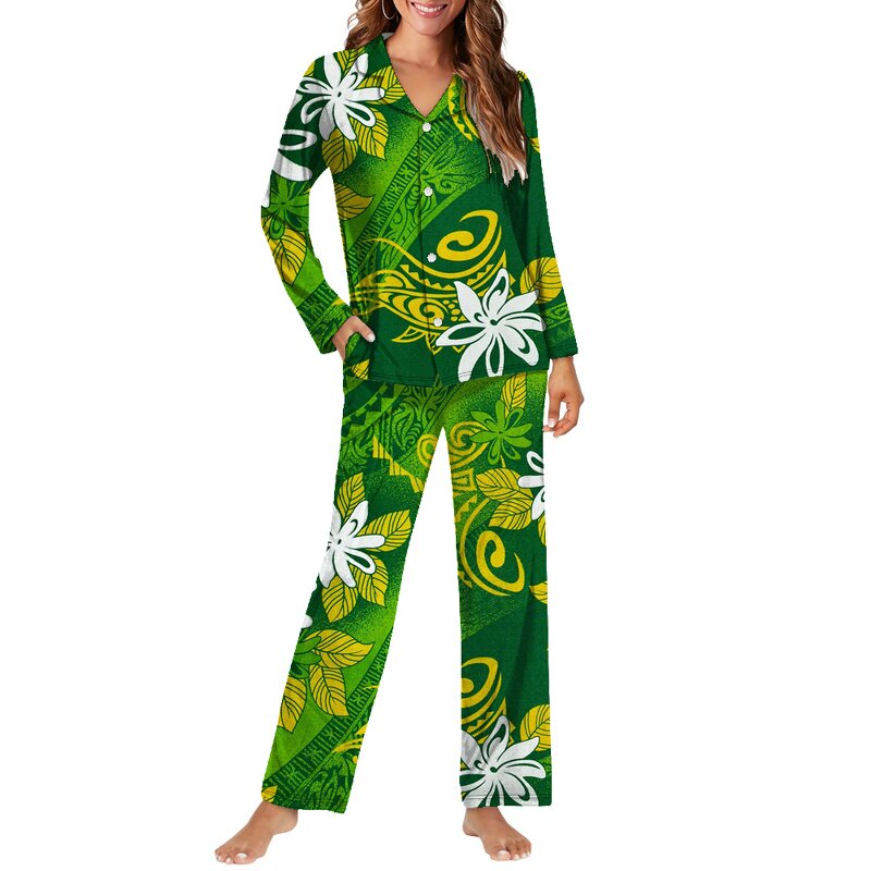 Pajamas Factory - OEM Drop Shipping Polynesian Button