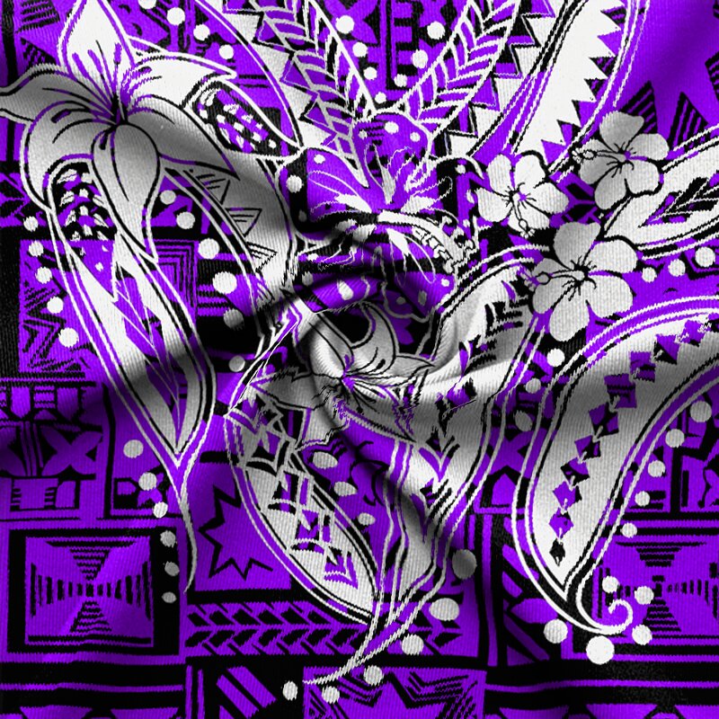 Polyester Fabric Factory - OEM 2024 Retro Style Polynesian