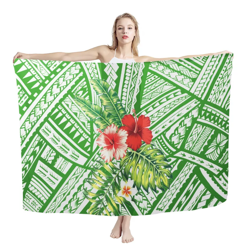 Beach Towel Factory - OEM 3D Print Polynesian Clover