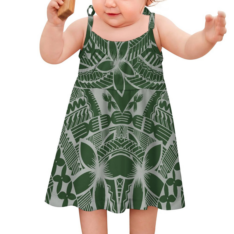 Girls' Dress Factory - OEM 1MOQ Polynesian Tribal Custom
