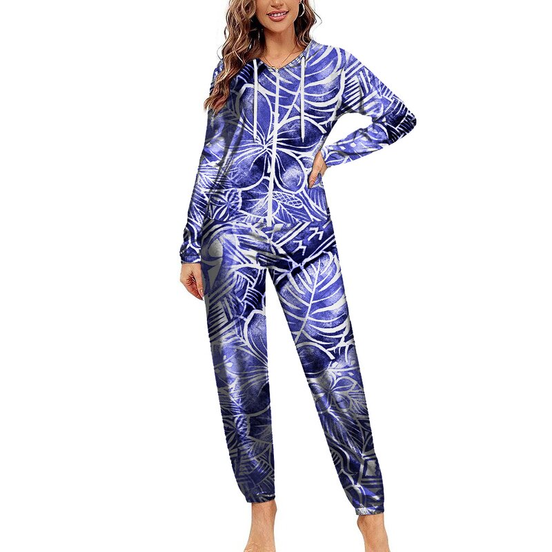Pajama Set Factory - OEM One-piece Zipper Hood
