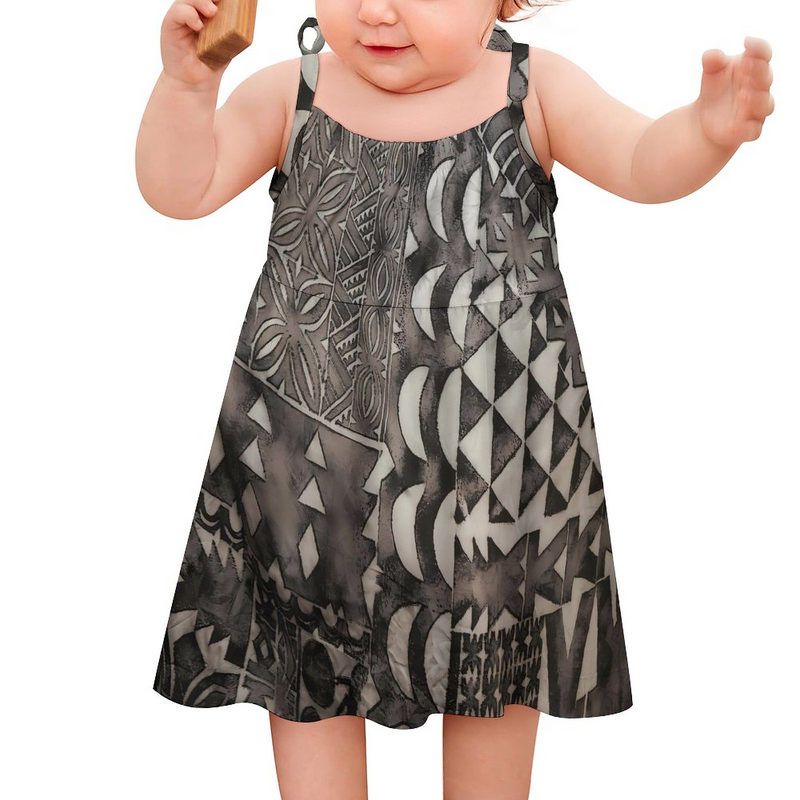 Girls' Dress Factory - OEM 1 MOQ Polynesian Tie-Dye