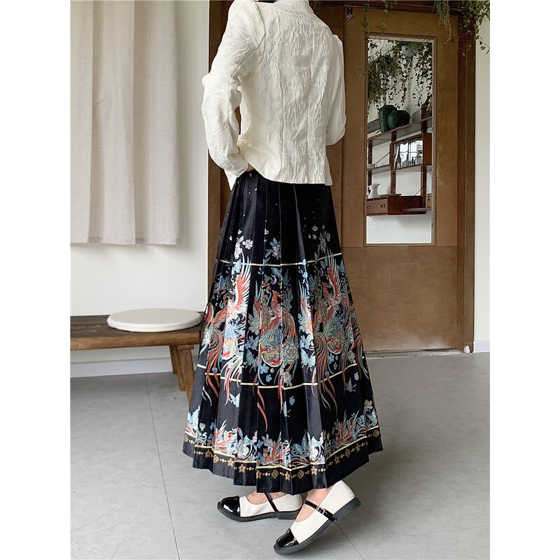 Horse Skirt Factory - OEM New Chinese Style Retro