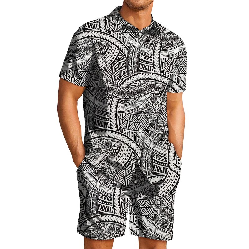 Men's Pajama Set Factory - OEM Polynesian Tribal