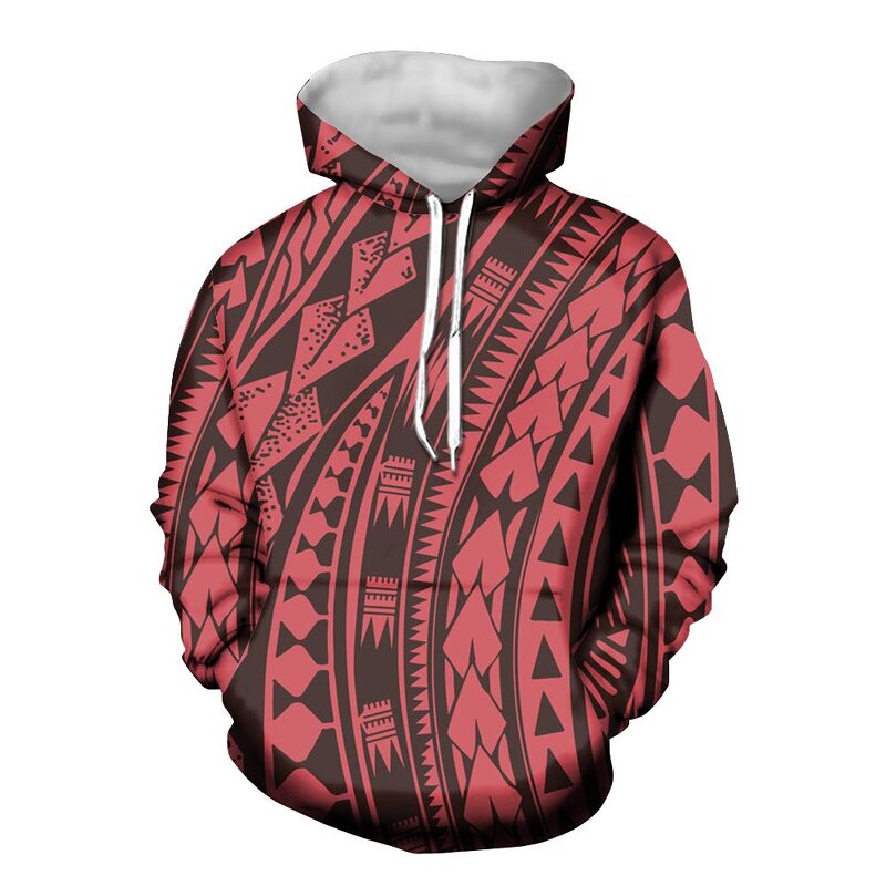 Pullover Hoodie Factory - OEM Polynesian Samoa Tribal