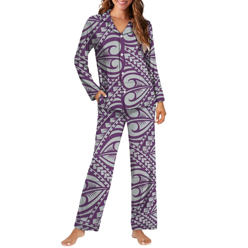 Pajamas Factory - OEM Drop Shipping Polynesian Button