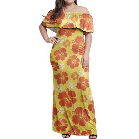 Maxi Dress Factory - OEM Wholesale Plus Size Polynesian