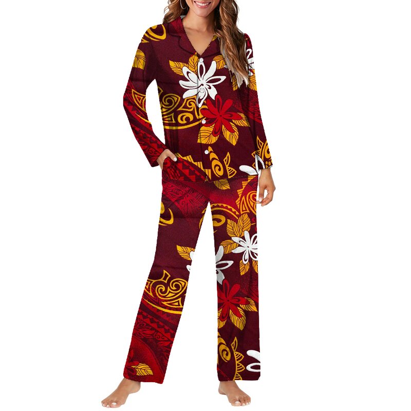 Pajamas Factory - OEM Drop Shipping Polynesian Button