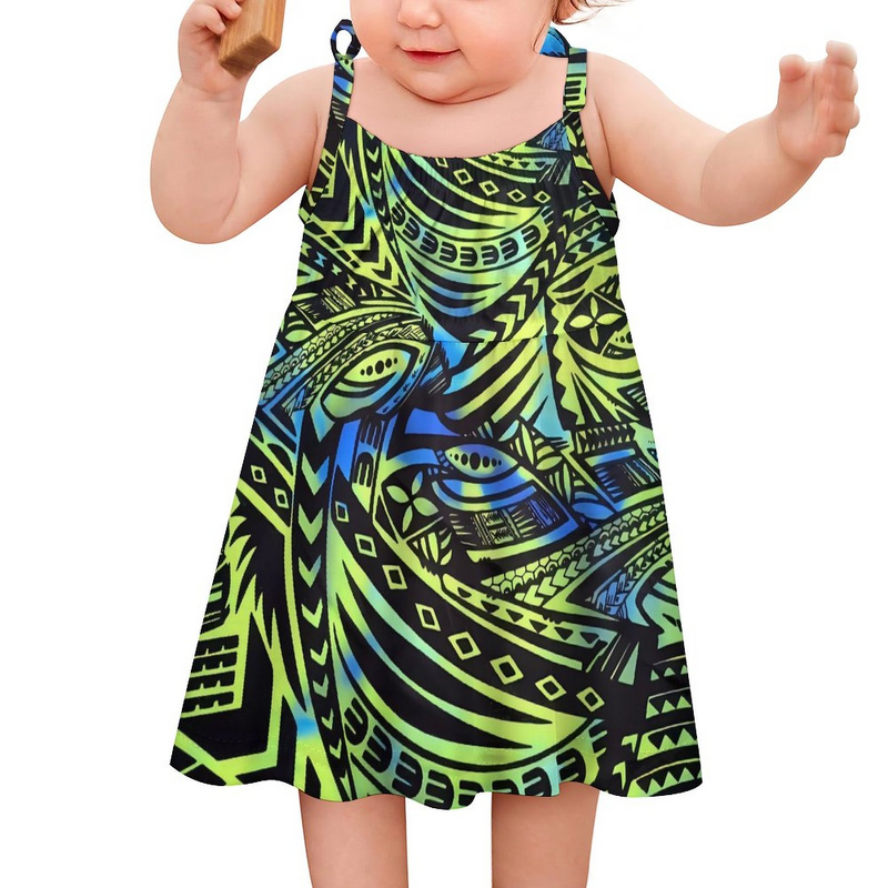Girls' Dress Factory - OEM 1MOQ Polynesian Tribal Custom