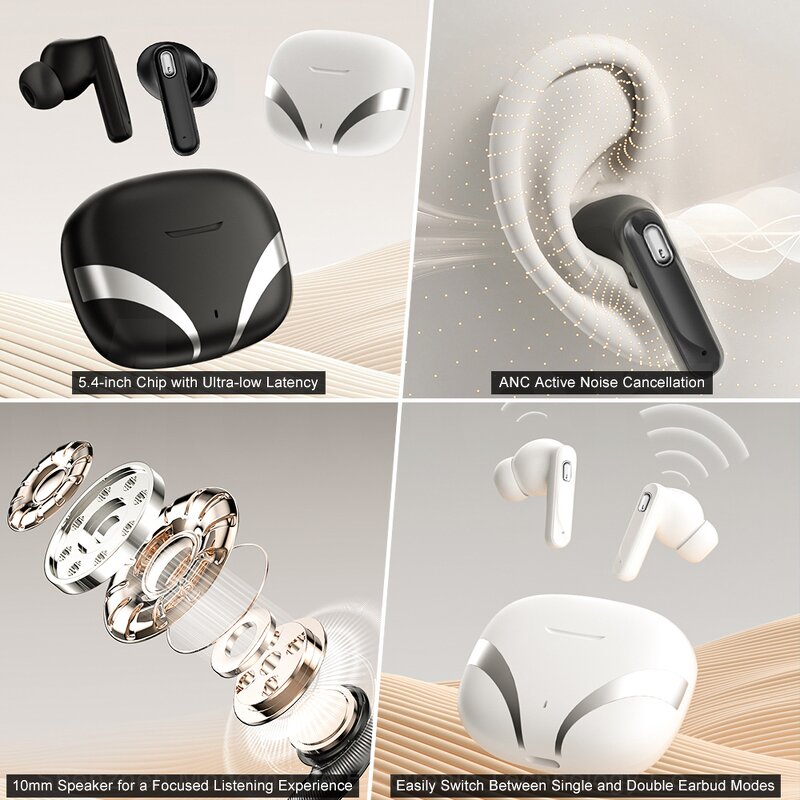 Noise Cancelling Earbuds Factory - OEM YW18 ANC