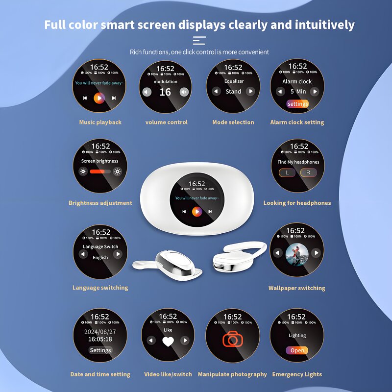 OWS Earbuds Factory - OEM YX39 Full Color Touch