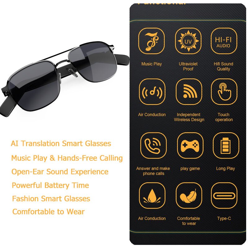 AI Translator Glasses Factory - OEM SG-11 Pro Smart