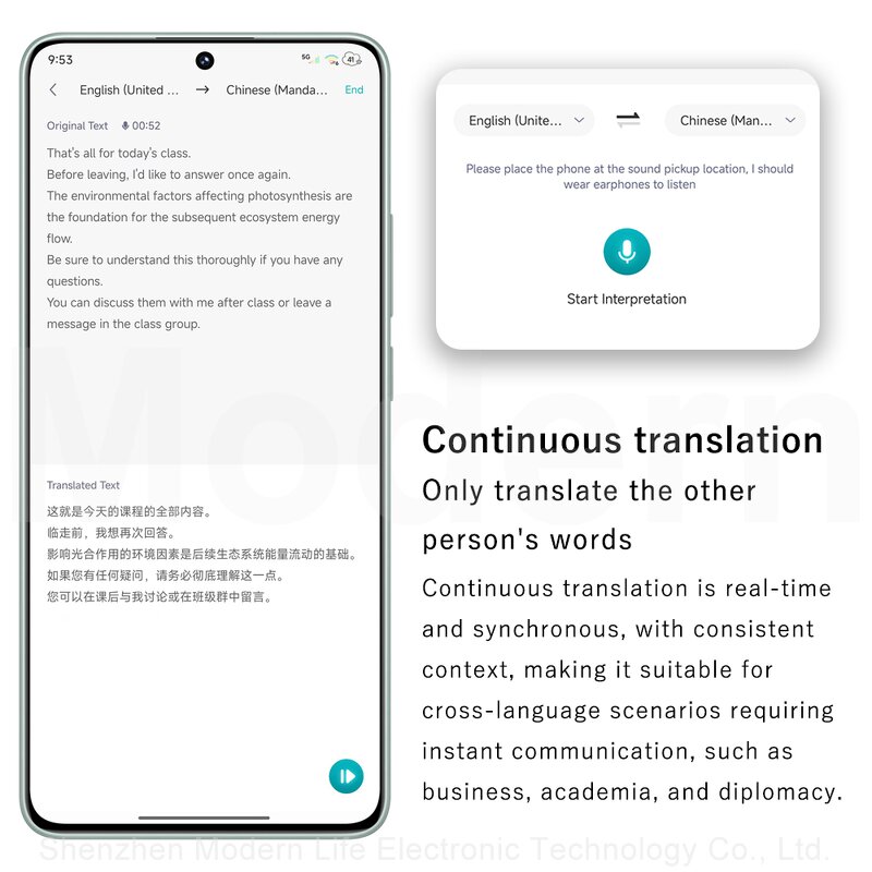 AI Translation Earphones Factory - OEM Customizable Logo