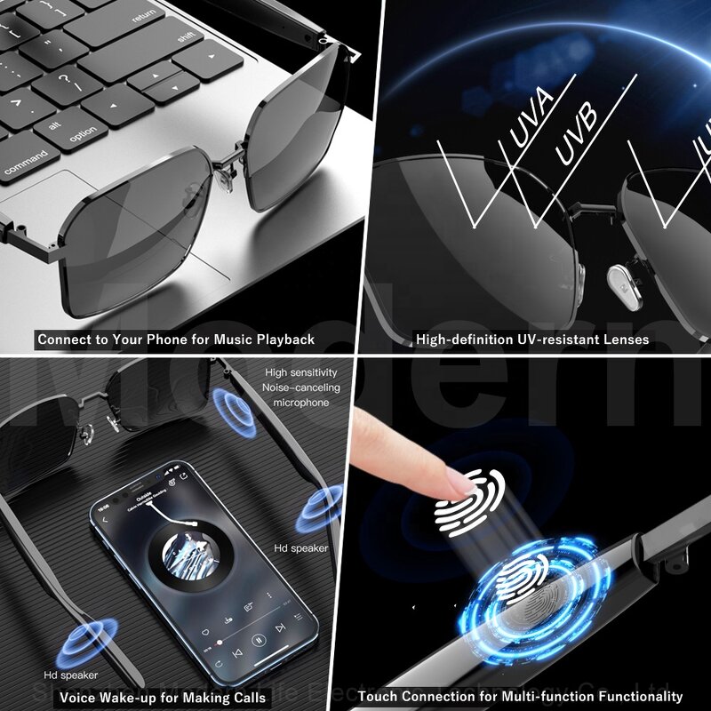 Smart Sunglasses Factory - OEM SG-12 Pro UV-proof