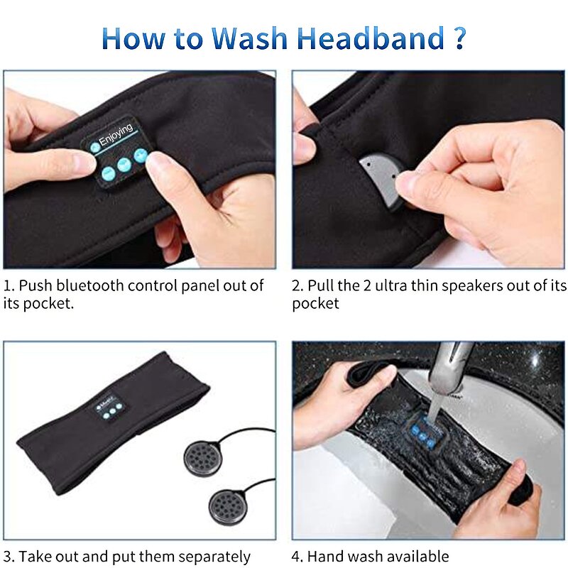 Sleep Headband Factory - OEM 2 in 1 Built-in Speaker