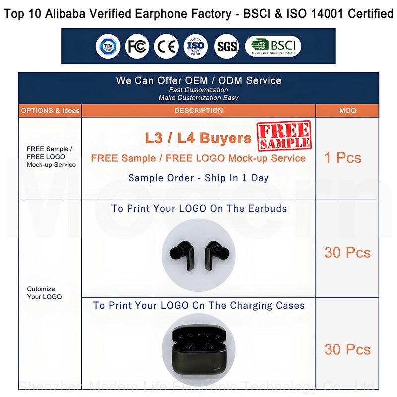 True Wireless Earphones Factory - OEM Wholesale LOGO