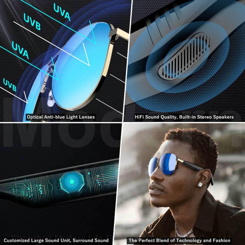 Smart Audio Glasses Factory - OEM SG-13 HiFi Sound