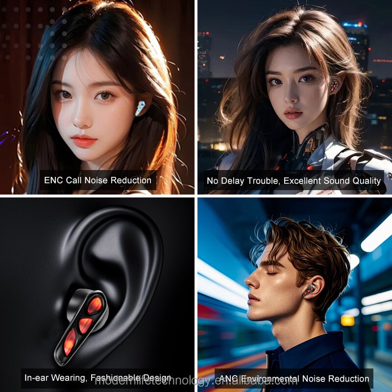 Gaming Earbuds Factory - OEM YX36 ANC ENC Low