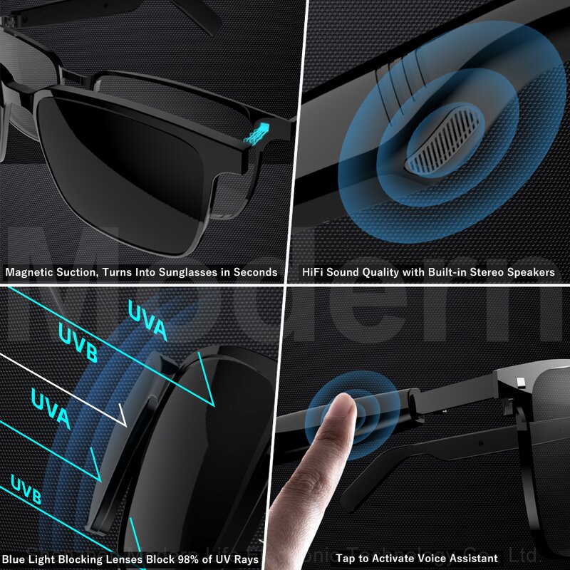 AI Smart Glasses Factory - OEM SG-20 Pro Magnetic