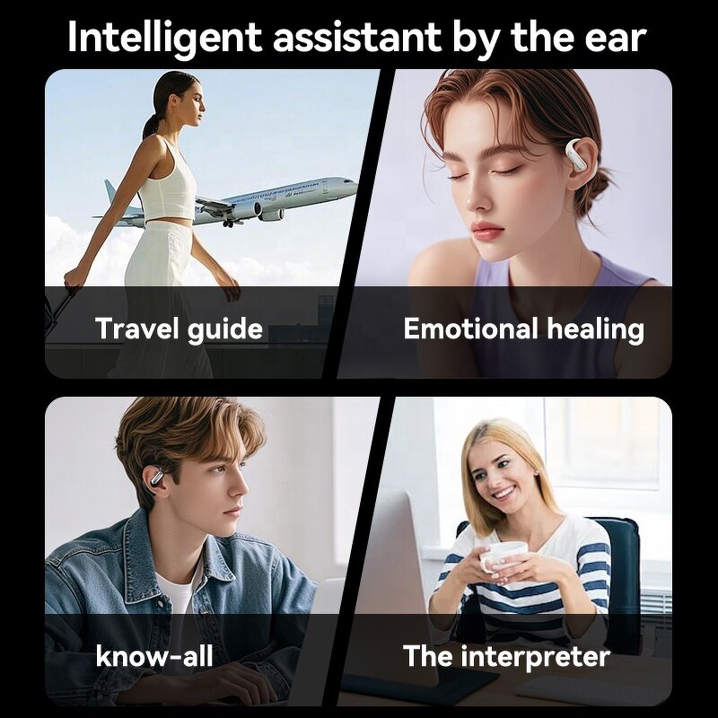 AI Translator Earphones Factory - OEM M127 Ultra-thin Ear