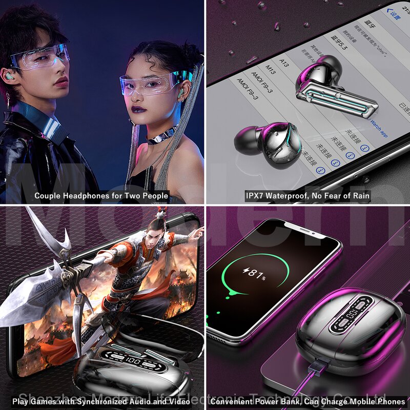 Couple Earphones Factory - OEM M56 TWS ENC Noise