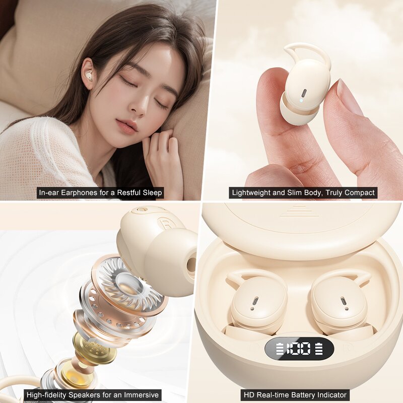 Sleeping Earbuds Factory - OEM M73 Mini Skin-Friendly