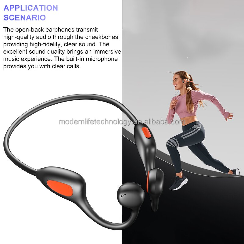 Bone Conduction Headphones Factory - OEM YYK-WS17 Wireless