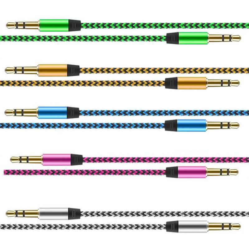 Headphone Cable Factory - OEM Nylon Braided 1m