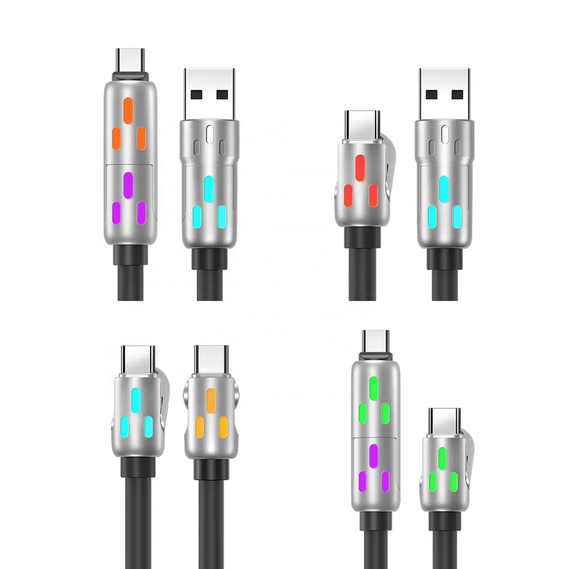 Quick Charging Cable Factory - OEM 4-in-1 Silicon