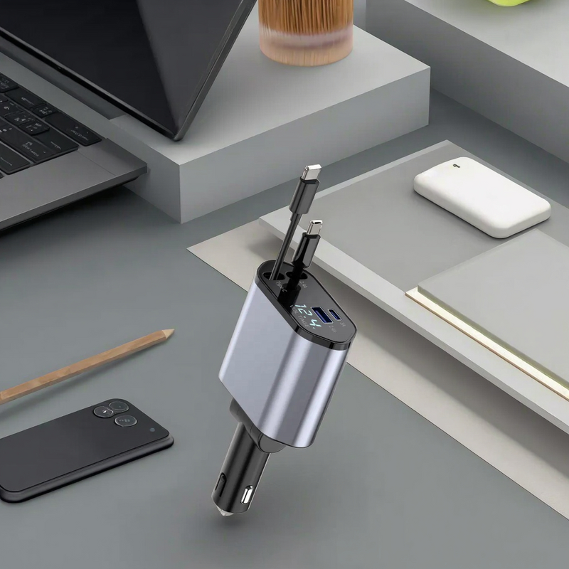 Car Fast Charger Factory - OEM New Arrival 4 In1