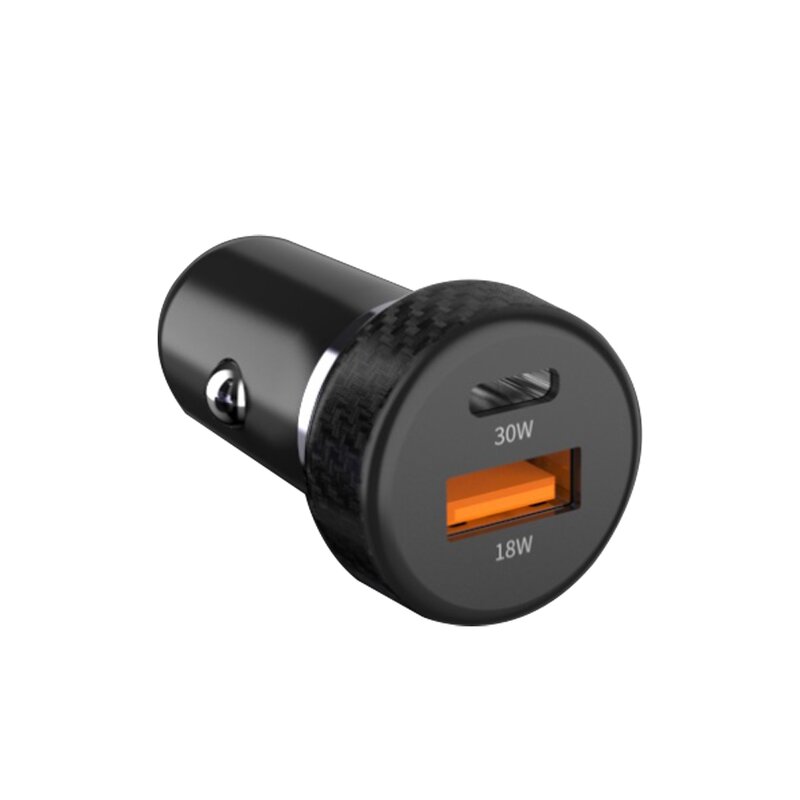 Car Charger Factory - OEM 2025 Dual Port PD QC3.0