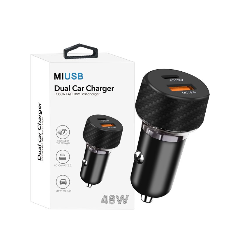 Car Charger Factory - OEM New Portable PD QC 30W