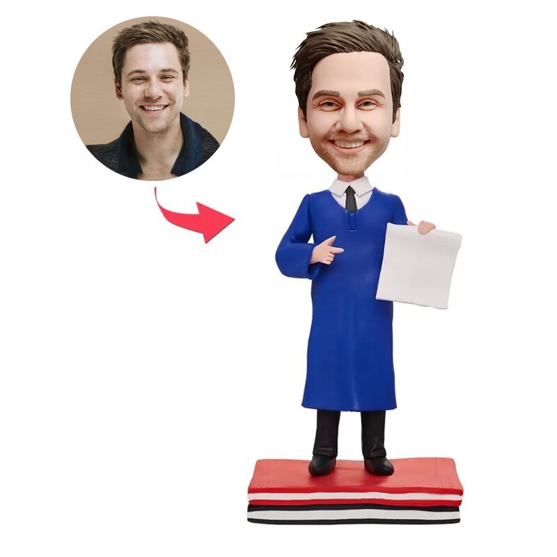 Bobbleheads Factory - Custom Graduation PhD Master Figurines Bobbleheads