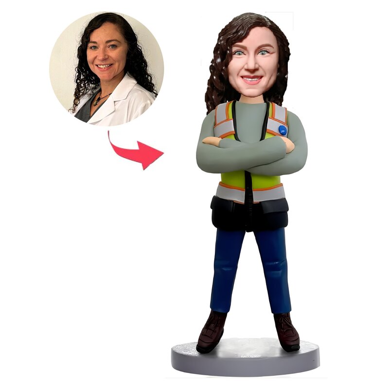 Bobbleheads Manufacturer - Custom Female Doctor Bobblehead Sculpt Yourself