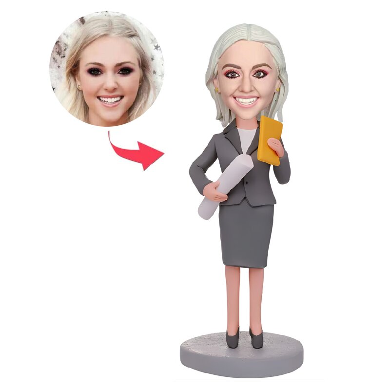 Bobbleheads Manufacturer - Custom Female Doctor Bobblehead Sculpt Yourself