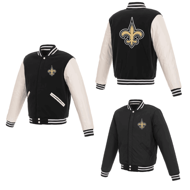 Men's Jackets Supplier - American Mandarin Collar Woolen Reversible