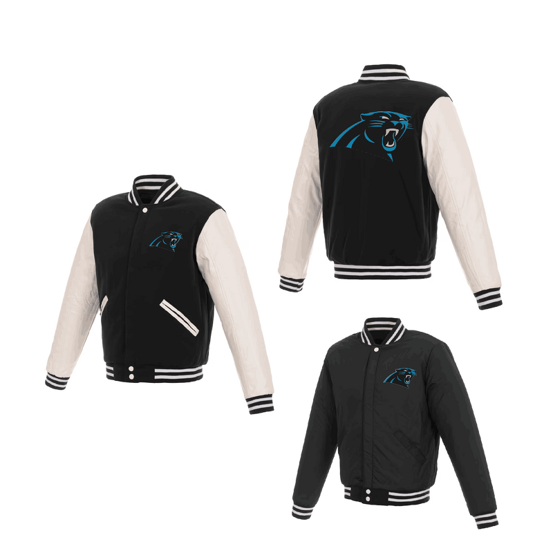 Men's Jackets Supplier - American Mandarin Collar Woolen Reversible