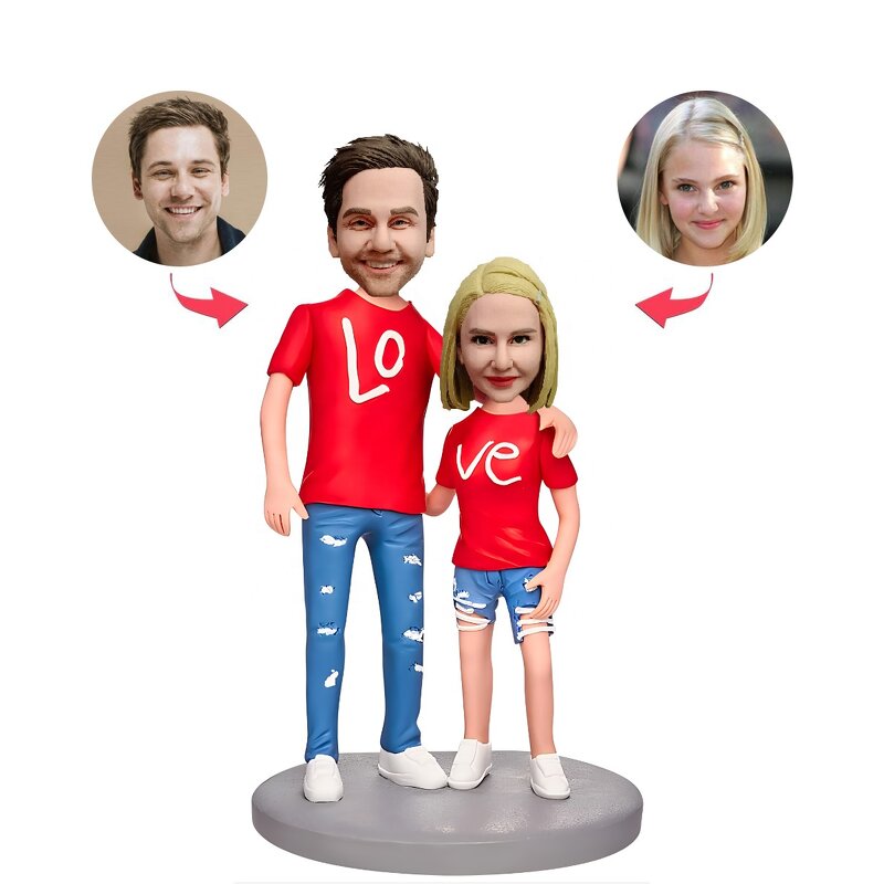 Bobbleheads Factory - Custom Couple Bobbleheads Parent Anniversary Gift