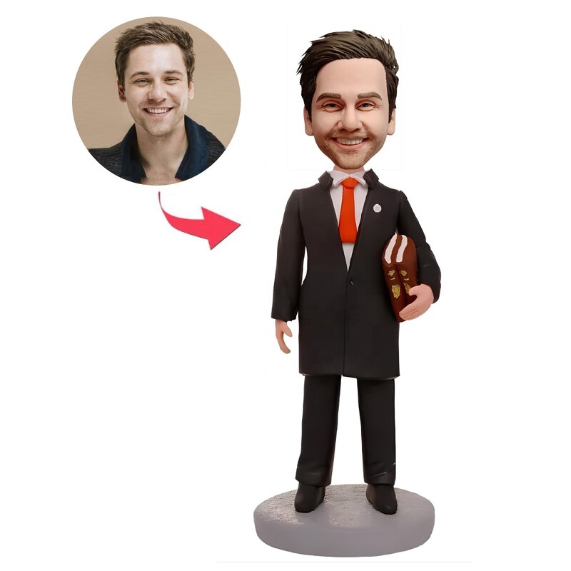 Bobbleheads Factory - Custom Lawyer Judge Figurine Personalized Gift