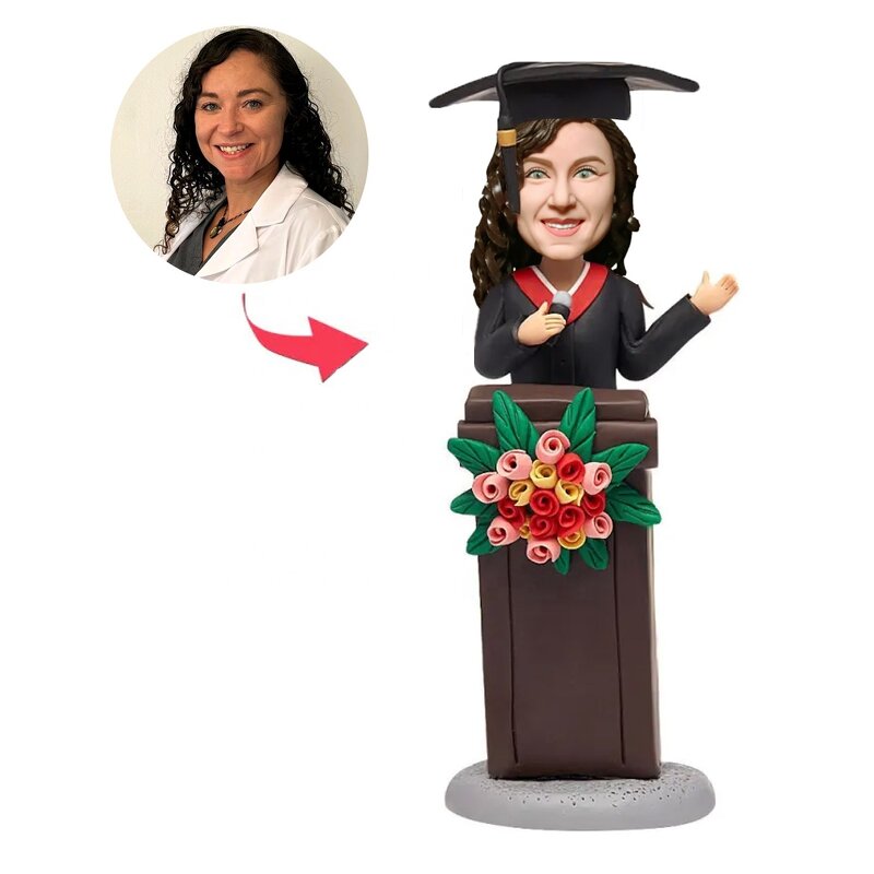 Bobbleheads Factory - Custom Graduation PhD Master Figurines Bobbleheads