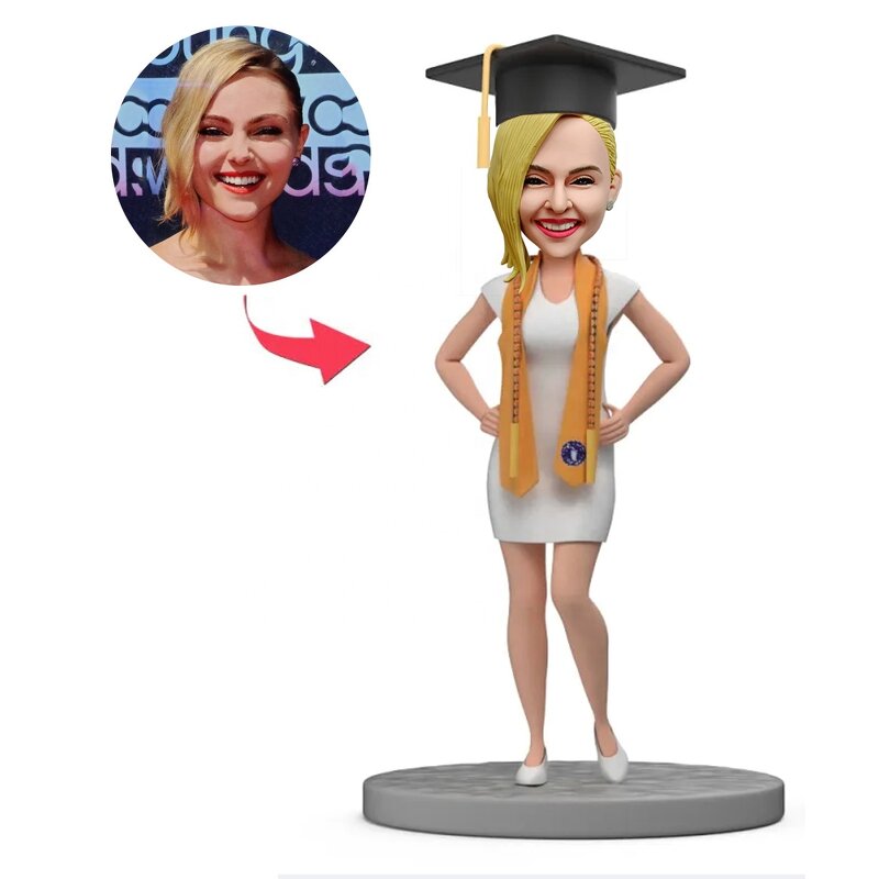 Bobbleheads Factory - Custom Graduation PhD Master Figurines Bobbleheads