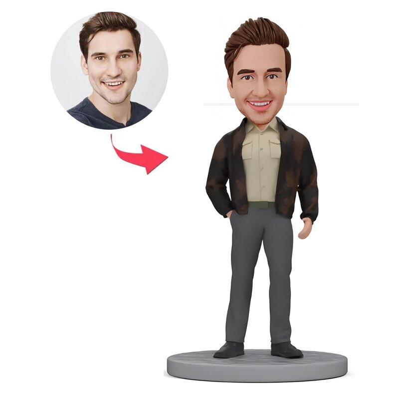 Bobbleheads Supplier - Handmade Custom Man Boyfriend Husband Bobblehead