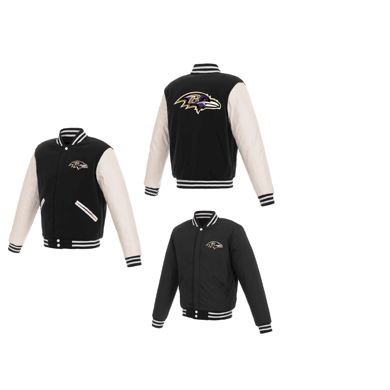 Men's Jackets Supplier - American Mandarin Collar Woolen Reversible