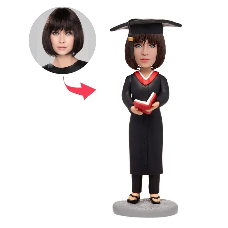 Bobbleheads Factory - Custom Graduation PhD Master Figurines Bobbleheads