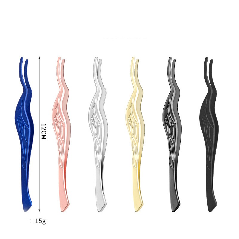 Lash Applicator Supplier - Bulk Fiber Tip Eyelash Clusters Tweezers
