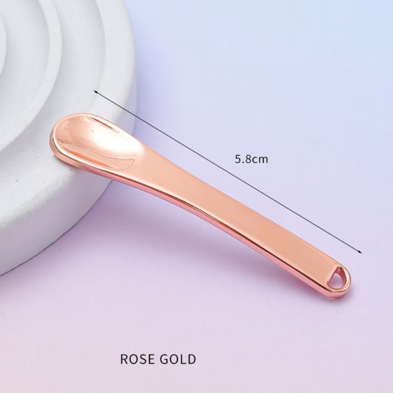 Cosmetic Spatula Factory - OEM 58mm Luxurious Gold Silver