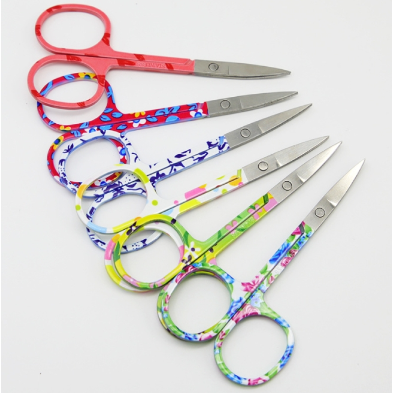 Eyebrow Scissors Factory - OEM Colorful Paint Handle Scissors